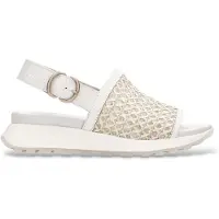 Hispanitas für Damen. RHV264757 Sandalen Ambar off-white (37), Leder, Weiß, 3 bis 5 cm, Schnalle, Lässig