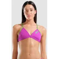 Arena Team Bikinitop Damen Einfarbig - Very Fuchsia-team Green - 36