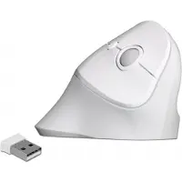 DeLOCK 12596, rechts, Vertikale Ausführung, RF Wireless, 1600 DPI, Weiß