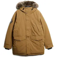 Superdry "EVEREST FAUX FUR PARKA JACKET" mit Kapuze Kunstfaser, loose fit