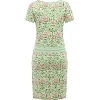 Ragwear Minikleid "Minikleid Baomi Print YOUMODO", Damen, Gr. XS, N-Gr, grün (dusty grün), Obermaterial: 100% Baumwolle CO., Kleider Minikleid