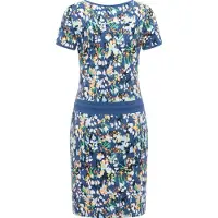 Ragwear Sommerkleid "Sommerkleid Baomi Tropic YOUMODO", Damen, Gr. XL, N-Gr, blau (night blau), Obermaterial: 100% Baumwolle CO., Kleider Sommerkleid