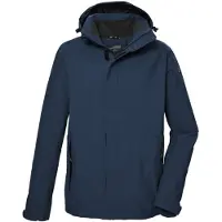 Killtec Funktionsjacke "KOS 87 MN JCKT", Herren, Gr. XXL, ocean, Obermaterial: 100% Polyester.Futter: 100% Polyester, Jacken Funktionsjacke, Wasser- und winddicht, atmungsaktiv, abnehmbare Kapuze