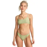 Billabong Bikini-Hose "Tanlines", Damen, Gr. XS, grün (avocado), Obermaterial: 91% Polyester, 9% Elasthan., Badehosen Bikini-Hose
