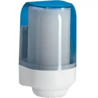 TEMCA GmbH & Co. KG. racon classic mini Box Spenderglocke, MR-1 kompatibel, Parktischer Handtuchspender für mittelfrequentierte Waschräume, 1 Stück, Farbe: weiß/ transparent