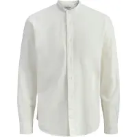 Jack & Jones Breeze Band Linen Blend Langarmhemd