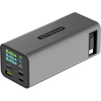 Sitecom Laptop Powerbank 20000 mAh 100W mit ausziehbarem USB C Kabel