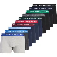 Jack & Jones Boxershorts "JACFLOWER Microfiber mit Logobund, Blumenprint und Stretchkomfort" Packung, 10er-Pack, 10 Stk. eng anliegend, Microfaser, schnelltrocknend