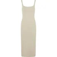Urban Classics Basic Long Cotton Jersey ärmelloses Kleid