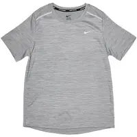 Nike - Kid's Dri-Fit Miler S/S Top - Funktionsshirt Gr XS grau