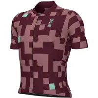 ALÉ - Pragma Pixel S/S Jersey - Radtrikot Gr L rot