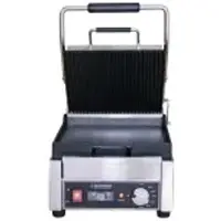 Schneider Kontaktgrill, Tischgrill mit gusseisernen Backplatten, Maße (L x B x H): 420 x 410 x 245 mm, gewellt/ glatt