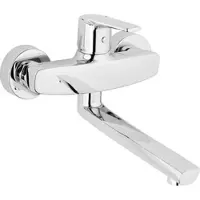 Heinrich´s Wand-Spültischmischer Alpha 300 Schwenkauslauf, Ausladung 221 mm, chrom - Z059801-00010