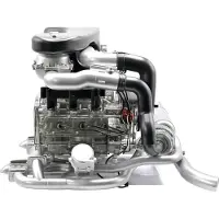 Franzis Porsche 911 Turbomotor Bausatz TURBOMOTOR 4019631672506