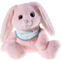 Heunec HASE Milchschnute pink mit Lätzchen Größe 25 cm