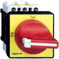 Schneider Electric VCF0 Not-Aus/Hauptschalter, 4-Loch bef., 3p, 690V, 25A, Griff rot abschließbar