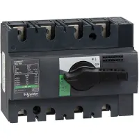 Schneider Electric 28913 Lasttrennsch. INS160,4P, 160A/690V AC/250V DC,Drehantrieb schwarz