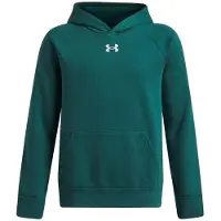 Under Armour Jungen Kapuzenpullover Rival Fleece Hoodie 1379792-338 149-160 - Rack Green - 149-160