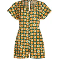 O'Neill O'riginals Playsuit green retro flower (36102) XS