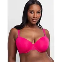 Dorina Bügel-BH "Willa", Damen, Gr. 85, Cup G, schwarz (pink, schwarz), Obermaterial: 57% Polyamid, 33% Polyester, 10% Elasthan, BHs Bügel-BH, gepolsterte Cups, Spitze, uni