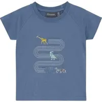 Color Kids Baby Tshirt W. Chestprint Short Sleeve 742533 coronet blue (7450) 86