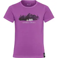 Jack Wolfskin - Kid's Hiking Graphic T-Shirt - Funktionsshirt Gr 176 lila