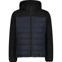CMP Herren Jacke Man Jacke Zip Hood 34K0147-42UU 56 - Nero-Antracite - 56