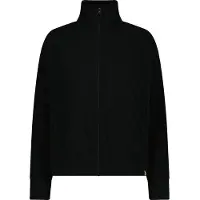 CMP Damen Jacke U901 aus Arctic-Fleece mit hohem Kragen, bügelfrei, Schwarz, Größe 42