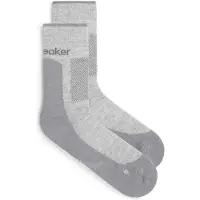 Icebreaker M Mer Hike+ Medium Crew blizzard hthr/alloy (IB0HN) XL