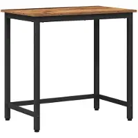 vidaXL Tisch Altholz 100 x 50 x 76,5 cm Ingenieure Holz und Stahl