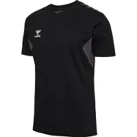 Hummel Herren T-Shirt hmlAuthentic Cotton s/s Shirt 220007-2001 XXL - Black - XXL