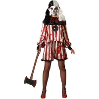 Atosa Clown Halloween Frau Kostüm