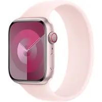 Apple Silikon Solo Loop für Watch | 38/40/41/42 mm - Größe 7 - Light Pink