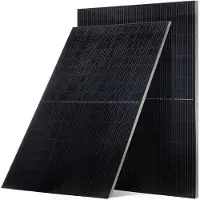 Vevor Monokristalline Solarmodule 400 W, 2er-Pack, PV-Modul mit MC4-Ausgangsleistung & Aluminiumrahmen, Solarpanel IP65 wasserdicht, netzunabhängiger Balkonkraftwerk für Auto, Boot, RV, Flachdach