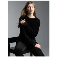 Trigema Sweatshirt "Nicki-Shirt", Damen, Gr. XXL, schwarz, Nicki, 80% Baumwolle, 20% Polyester, lang, Rundhals, Sweatshirts Sweatshirt