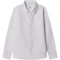 Pepe Jeans für Jungen. PB3000070 Daniel Hemd weiß (12años= 152cm), Lässig, Baumwolle, Klassisch, Langarm, Kinderbekleidung