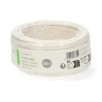Nedis CSBR4105WT200 Antennenkabel auf Rolle Mini Koax ECA 20 m PVC Weiß