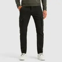 PME Legend Cargohose , Herren, Gr. 36, Länge 34, schwarz, Web, Obermaterial: 64% Baumwolle, 19% Lyocell, 15% Polyester, 2% Elasthan, unifarben, regular fit knöchellang, Hosen Cargohose, mit Taschen