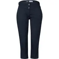 Cecil 1100000002199 "Style New York" Sommerhose mit Knopfdetails am Bund