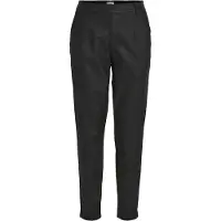Object Damen Hosen Objbelle Lisa Coated Pant Noos - Zwart - Größe 34