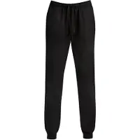 Trigema 1100000002199 "Jogginghose aus Biobaumwolle", Damen, Gr. M, Normalgrößen, schwarz, Sweatware, 75% Baumwolle (Biobaumwolle kbA), 25% Baumwolle (recycelt), Basic, Hosen 1100000002199