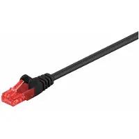 CoreParts EFB Elektronik K8100SW.1,5, 1,5 m, Cat6, U/UTP (UTP), RJ-45, RJ-45, Schwarz