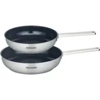 Hanseatic Pfannen-Set "", silber, Ø:28cm, Pfannen, Pfannen-Set, Antihaft-Versiegelung, beschichtet, Induktion