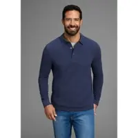 Man'S World Poloshirt , Herren, Gr. XXL (60/62), blau (marine), Piqué, Obermaterial: 100% Baumwolle, unifarben, Basic, normal, angesetztes Bündchen, Shirts Poloshirt, in Pique ́ Qualität, Topseller