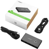 UGREEN USB 2x4 Sharing Switch Selector Black