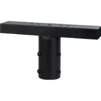 LED line Mastaufnahme für Scheinwerferhalterung Lichtmast Schwarz