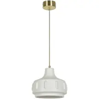 Market Set Pendellampe Jimmy, Ø 25 cm, weiß, Keramik
