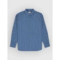 Element Langarmshirt "Classicfriend", Damen, Gr. S, blau (riviera, offschwarz), Obermaterial: 100% Baumwolle., Shirts Langarmshirt