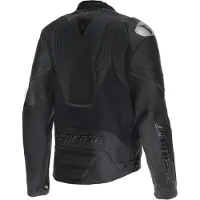 Dainese Racing 5 Lederjacke Schwarz / Schwarz / Schwarz 52
