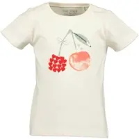 Blue Seven T-Shirt , Mädchen, Gr. 98, sanftes weiß, Single Jersey, Obermaterial: 100% Baumwolle, bedruckt, unifarben, Basic normal, Rundhals, Shirts T-Shirt